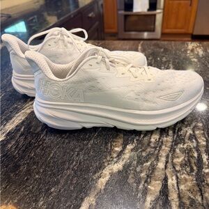 Hoka White Athletic Shoes